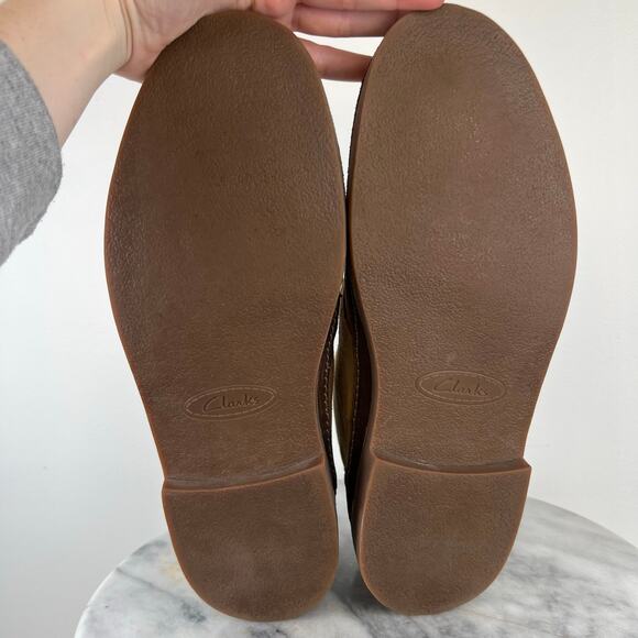 Clarks Men\'s Bushacre Rand Tan Suede Leather Laced Chukka Boots (Sz 13) main image 11